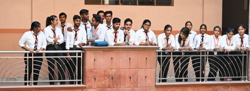 Students Study In Library