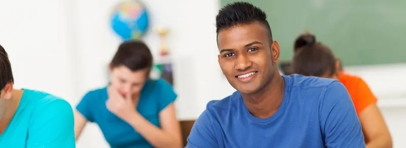 Students Study In Library