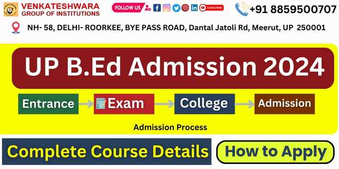 UP B.Ed Admission 2024