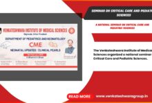 Seminar on Critical Care and Pediatric Sciences
