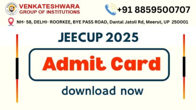 JEECUP ADMIT CARD 2025