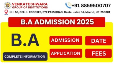 B.A. admission 2025