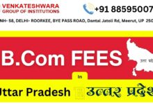 BCom Course Fees in UP