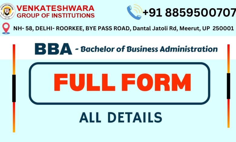 BBA FULL FORM