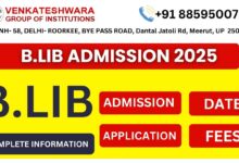 B.lib Admission 2025