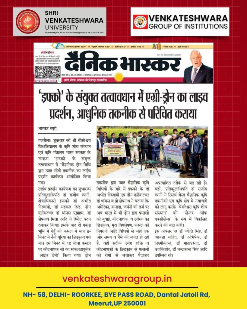 Advanced Farming Techniques using Vigyanic Drone Vidhi